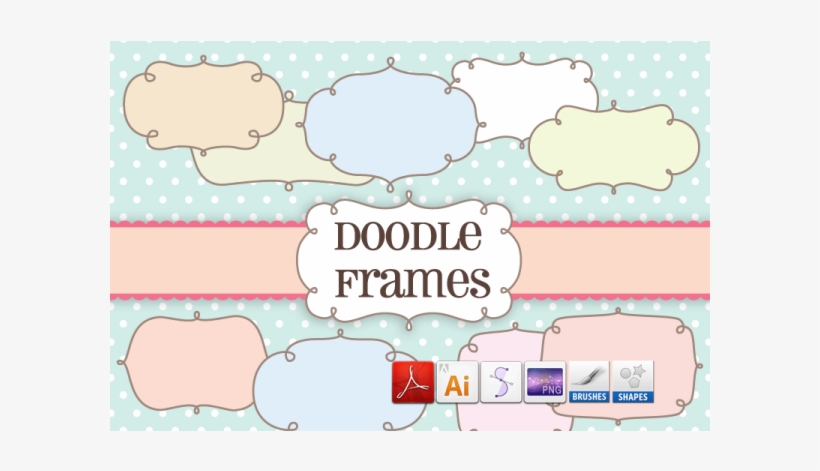 Doodle Frame Set, transparent png download