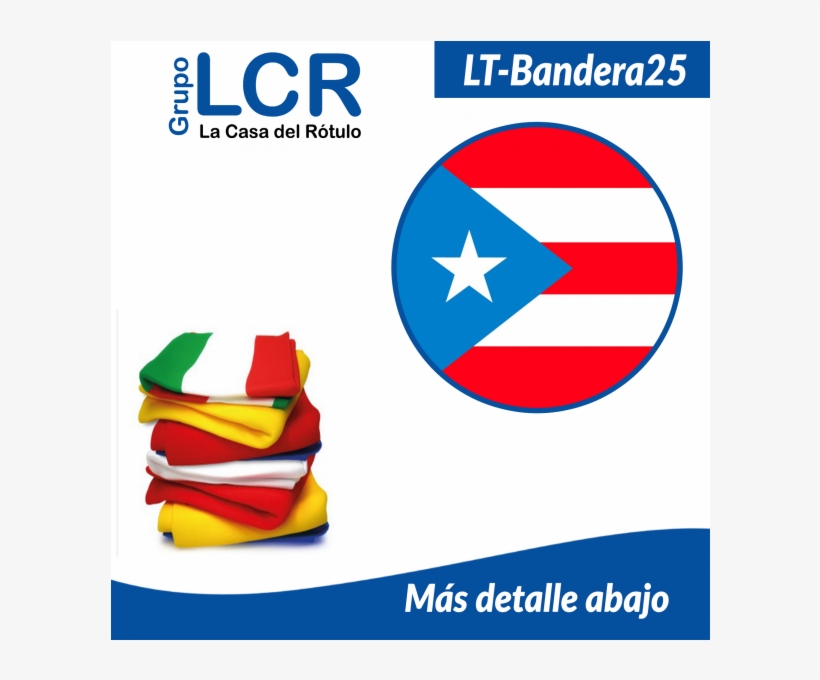 Bandera De Puerto Rico - Laminas Magneticas Costa Rica, transparent png download