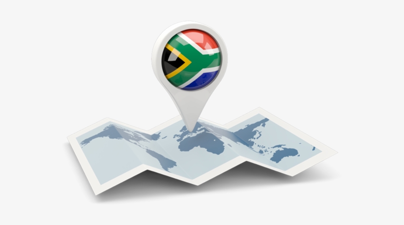 South Africa Map Pin, transparent png download