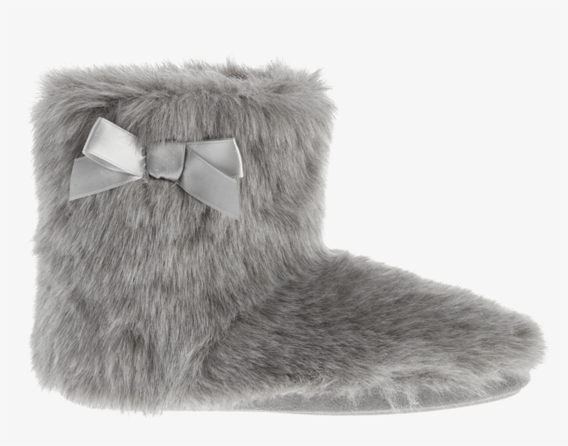 Faux Fur Slipper Boots, transparent png download