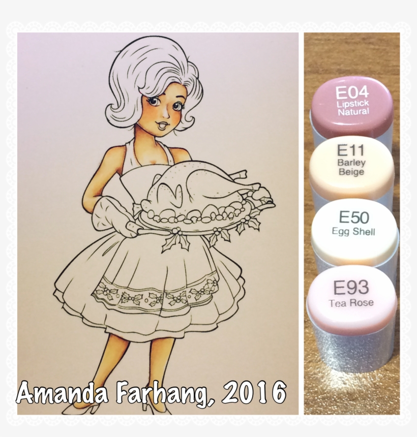 Colored By Amanda Farhang, - Cartoon, transparent png download