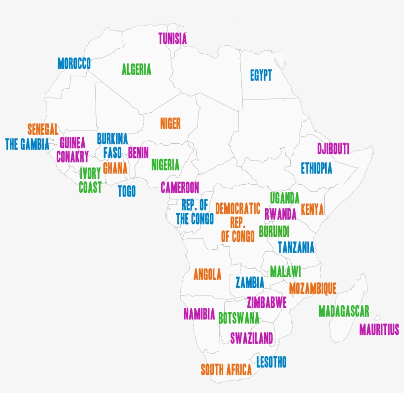 36 Participating Countries In - Africa, transparent png download