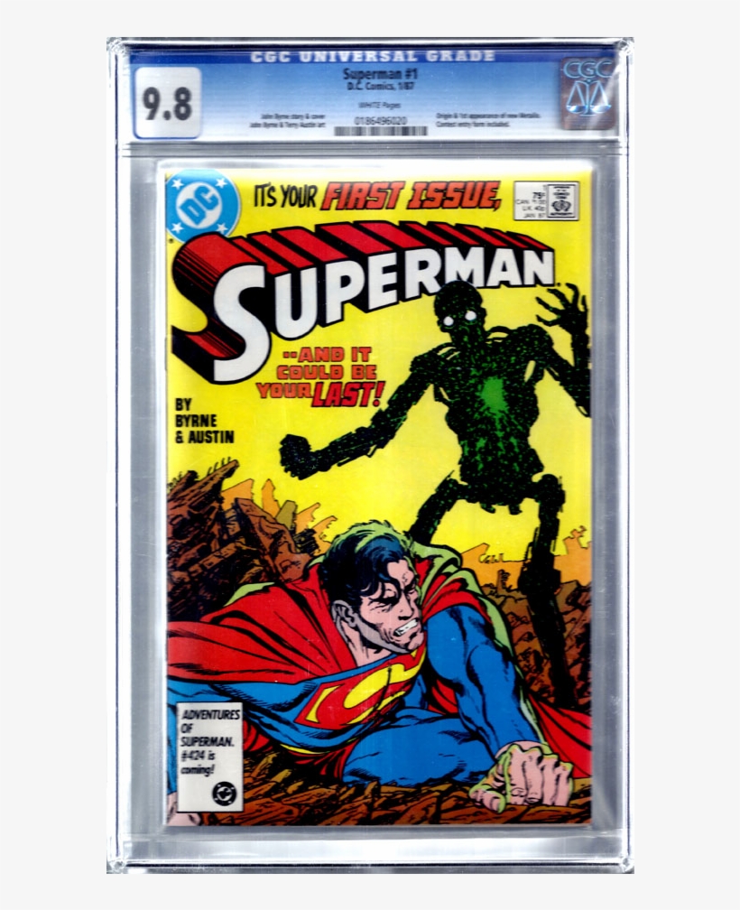 Superman Issue 1 Comic - Superman, transparent png download