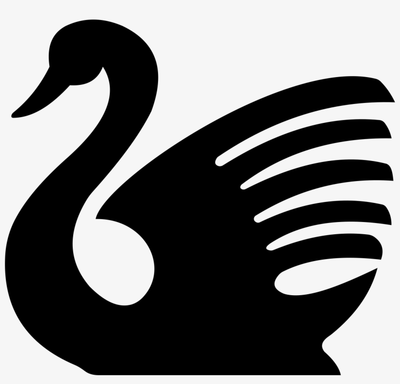 This Free Icons Png Design Of Swan Silhouette 3, transparent png download