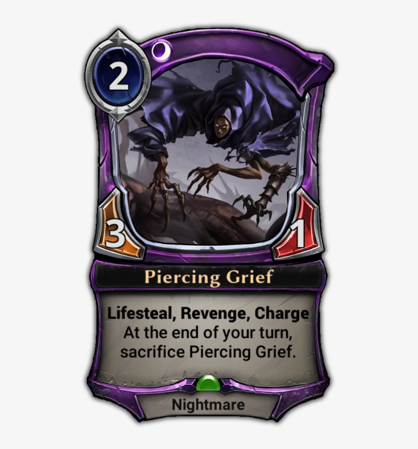 Piercing Grief - Eternal Card Game Oni, transparent png download
