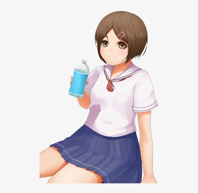 Moe, Kawaii, Cute, Women, Students, Schoolgirl - Moe, transparent png download