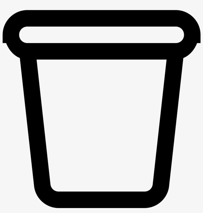 Empty Trash Icon Transparent PNG - 1600x1600 - Free Download on NicePNG