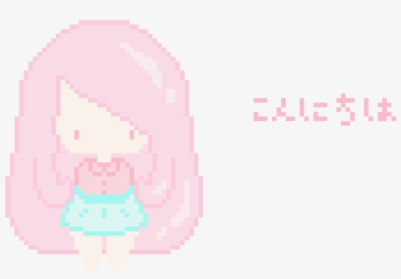 Kawaii Girl - Embroidery, transparent png download