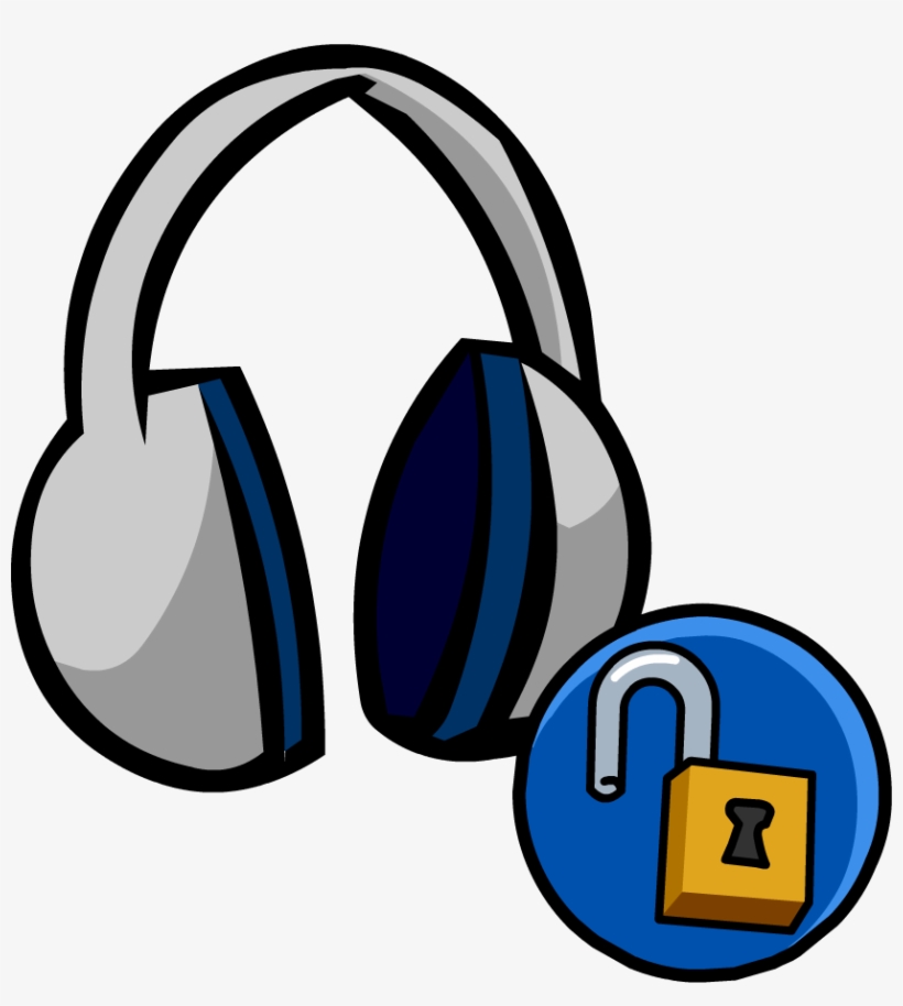 Headphones Unlockable Icon - Club Penguin Star Wars Code, transparent png download