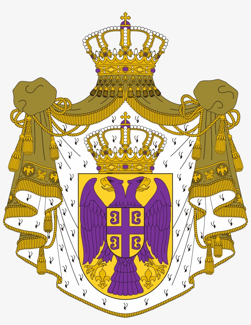 Kingdom Png Transparent Image - Serbiens Statsvapen, transparent png download