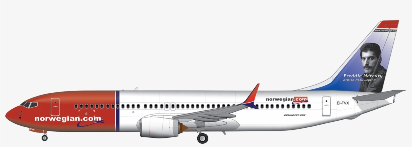 Available As An A3 Print At Https - Norwegian Air Freddie Mercury, transparent png download