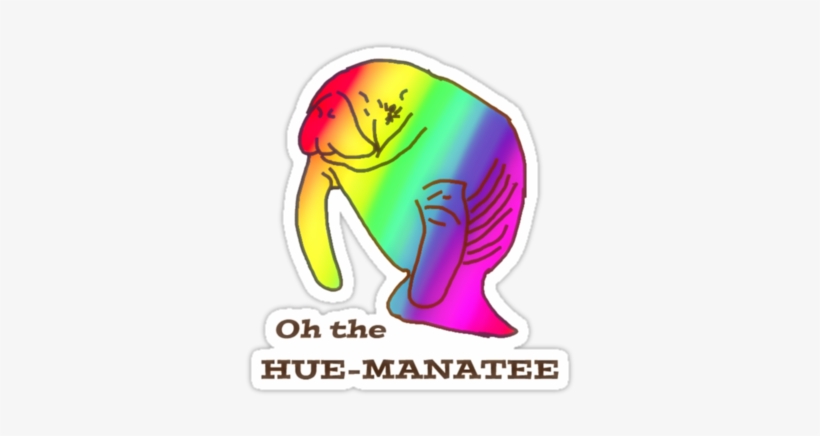 Oh The Hue-manatee By Digitalgriffin - Jews And Italians Throw Blanket, transparent png download