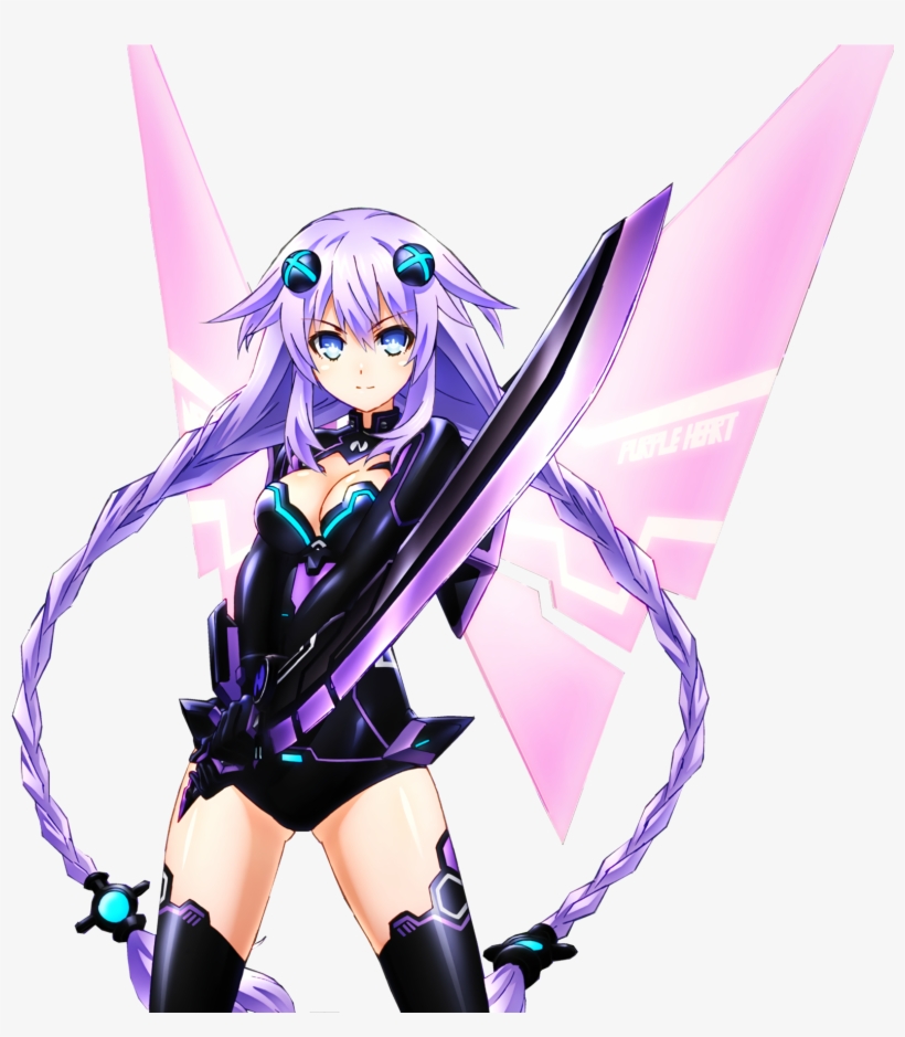 Purple Heart Render By Jessymoonn-d9vgcrl - Hyperdimension Neptunia: Complete Series & Ova, transparent png download