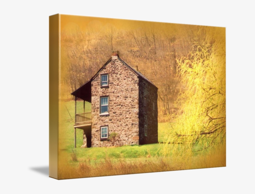 Graphic Black And White Library At The Mountain By - Painting, transparent png download