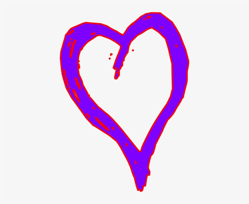 Pink Heart Sketch Tile Coaster, transparent png download