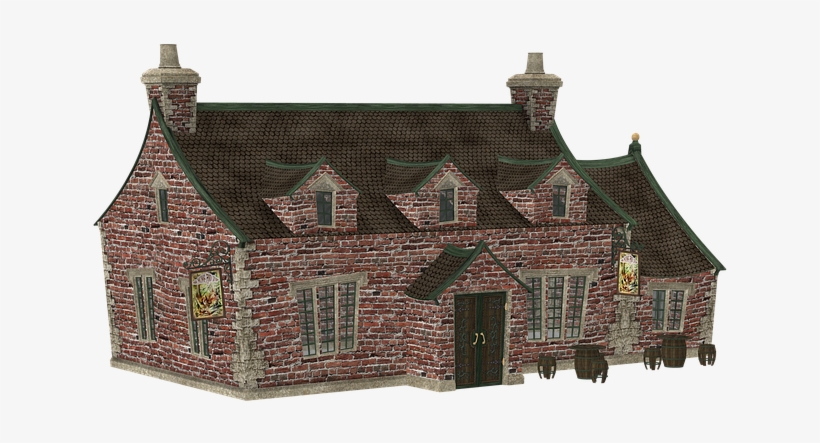 House Old Wall Window Glass Empty Old Hous - Brick House Transparent Background, transparent png download