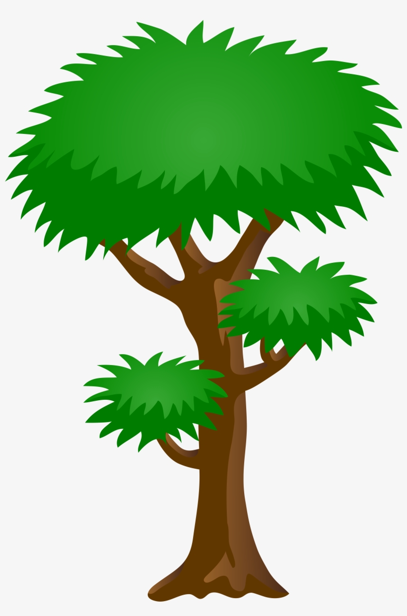 Tree Clipart Green Tree - Illustration, transparent png download