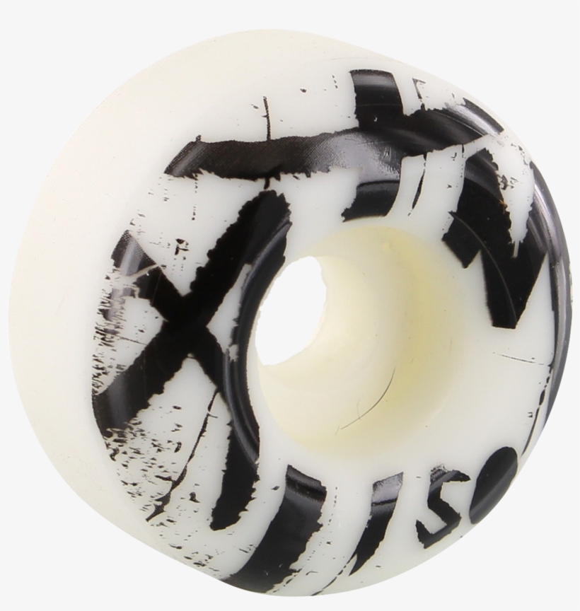 1watm0skthr50wk V=1479319446 - Atm Sketcher 53mm White/red Skateboard Wheels (set, transparent png download