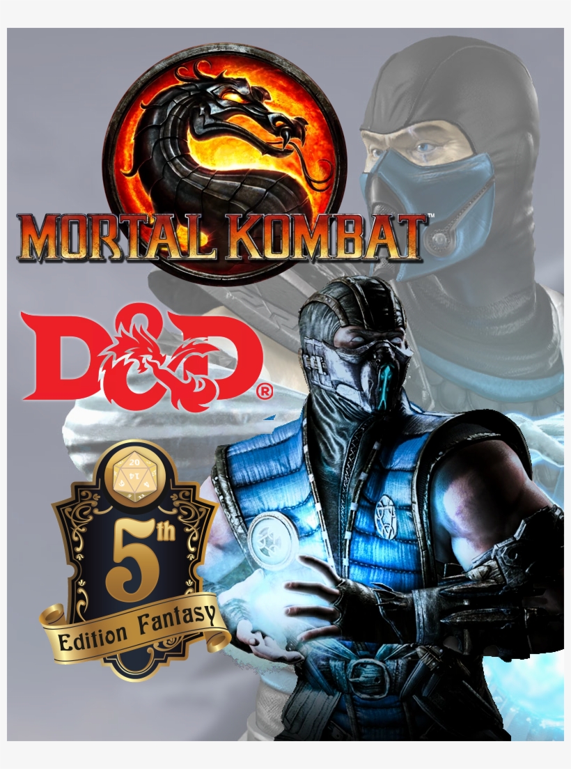 Sub-zero Dnd 5e Mortal Kombat - Mortal Kombat 9 Game Wall Print Poster Decor 32x24, transparent png download