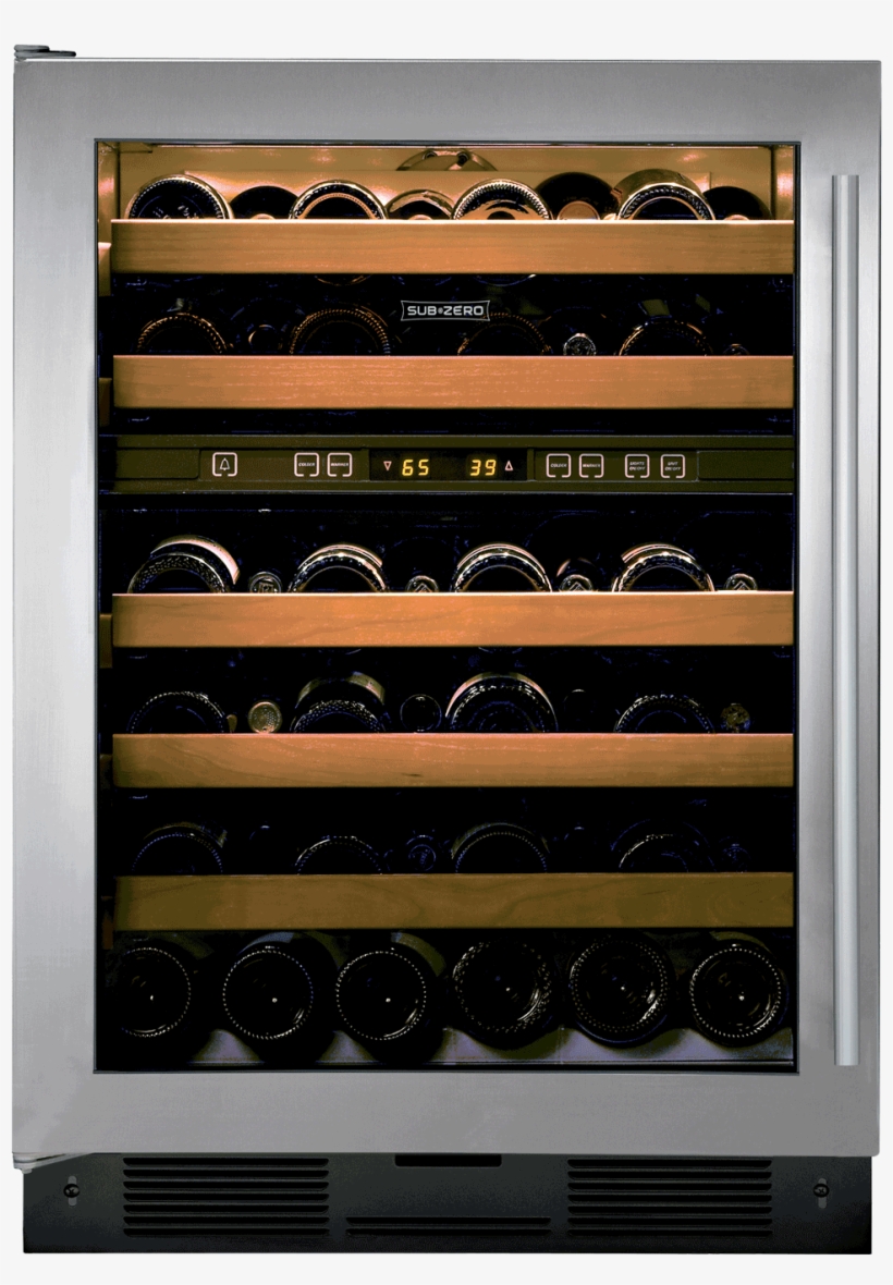 424g Wine Storage Undercounter - Sub Zero 424g S, transparent png download