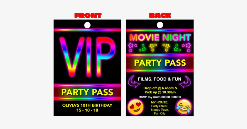 Sleepover Party Invitations, transparent png download
