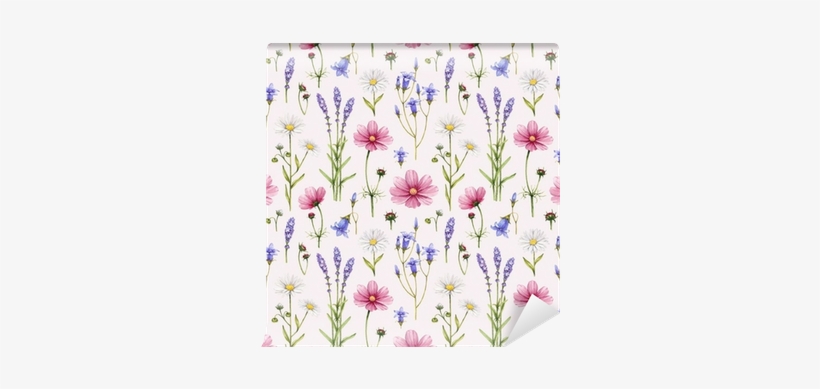 Watercolor Seamless Pattern Wall Mural • Pixers® • - Ein Geschenk Für Deine Seele, transparent png download