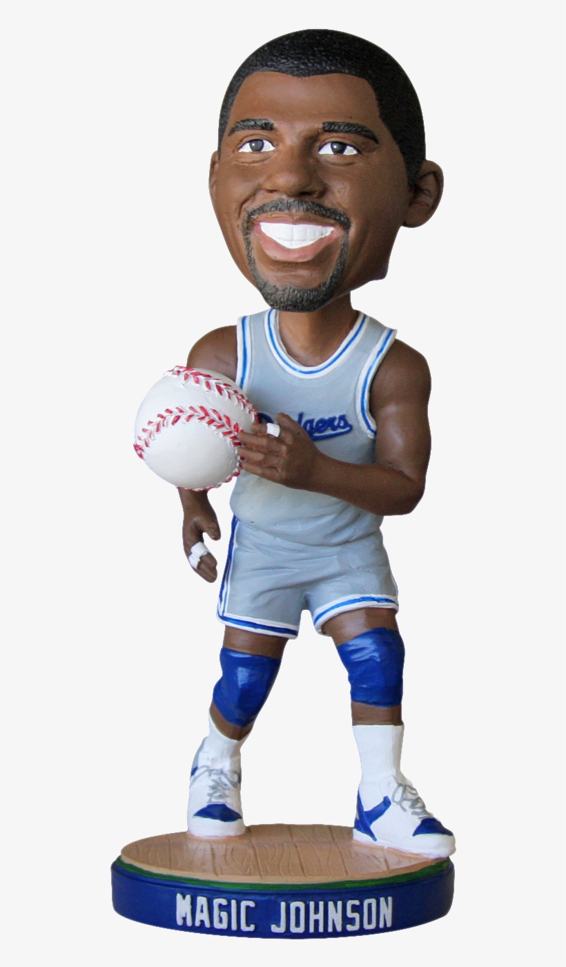 Introducing The Magic Johnson Bobblehead - 2014 Magic Johnson Bobblehead, transparent png download