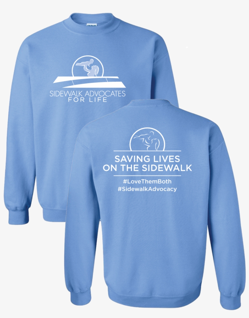 Logo Sweatshirt In Light Blue - Sweatshirt, transparent png download