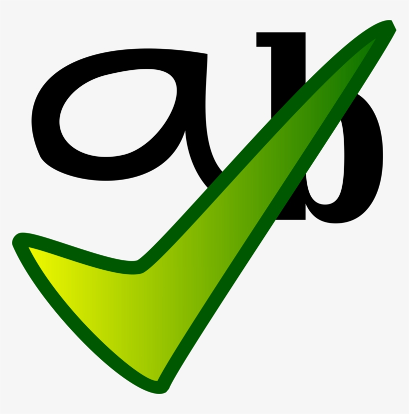 How To Set Use Spell Check Clipart, transparent png download