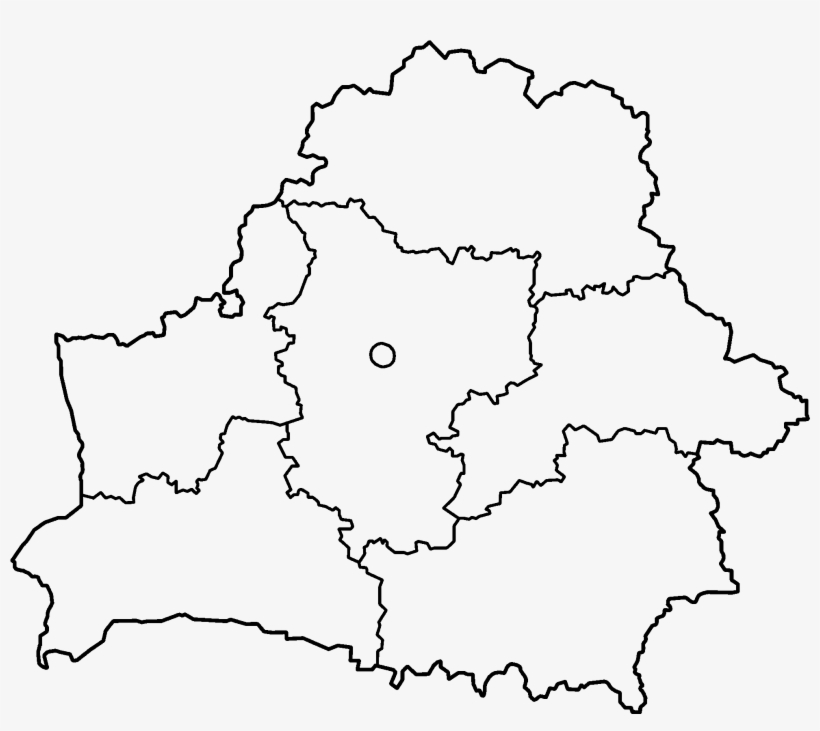 Belarus Provinces Blank - Blank Maps Of Belarus, transparent png download