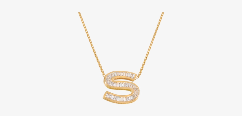 Letter Ss Gold Pendants, transparent png download