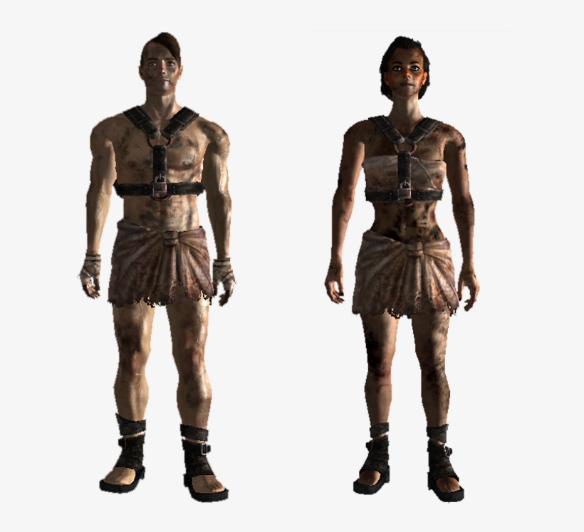 Tattered Slave Outfit Front - Portable Network Graphics, transparent png download
