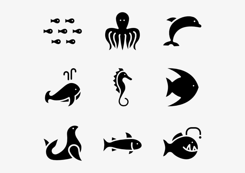 Sea Life - Sea Life Vector Png, transparent png download