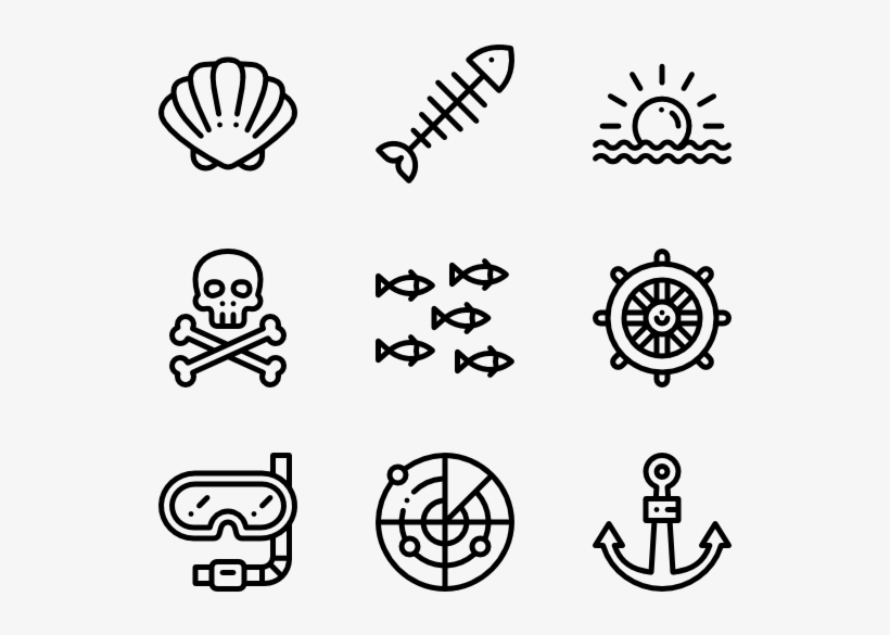Sea Life - Baby Vector Icon, transparent png download