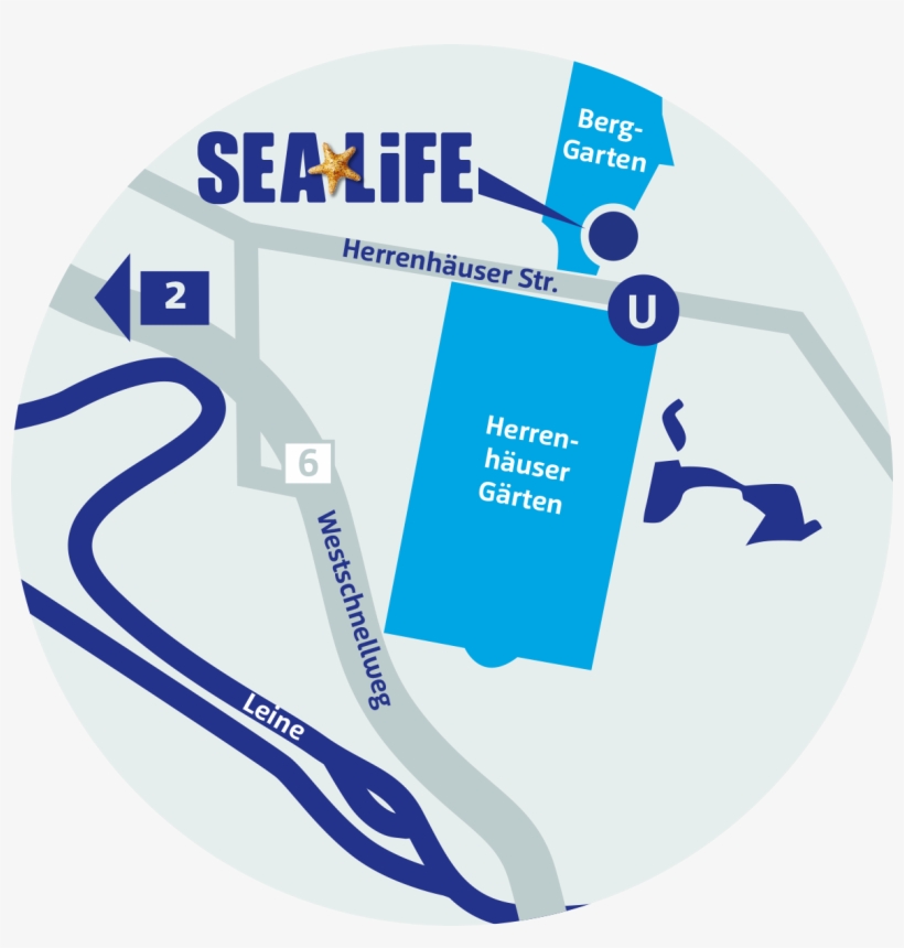 The Sea Life Hannover Is Located Directly In The Herrenhäuser - Hanover, transparent png download