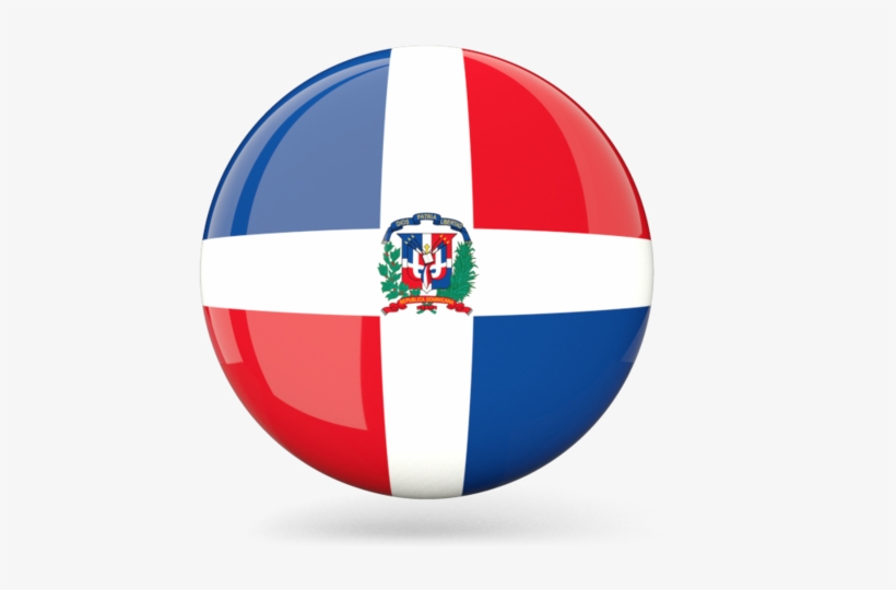 Illustration Of Flag Of Dominican Republic - Dominican Republic Flag Icon, transparent png download