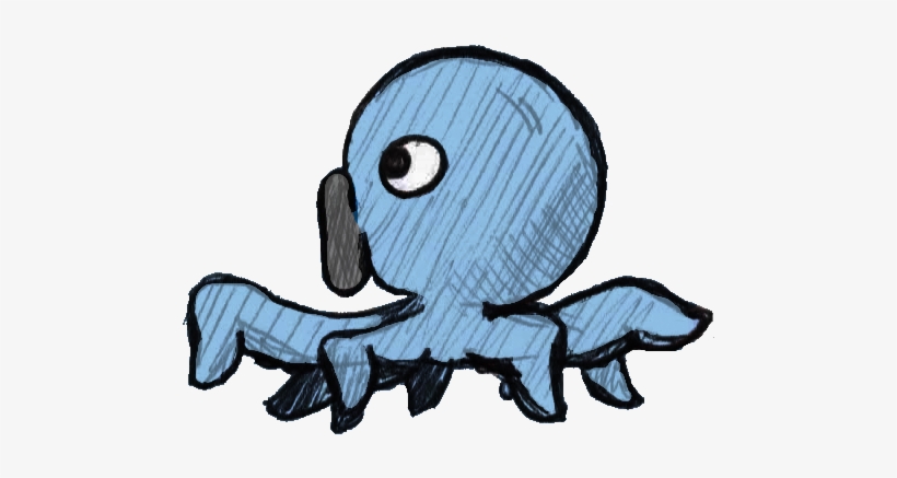 Poulpi Sprite - Ennemi 2d Unity, transparent png download