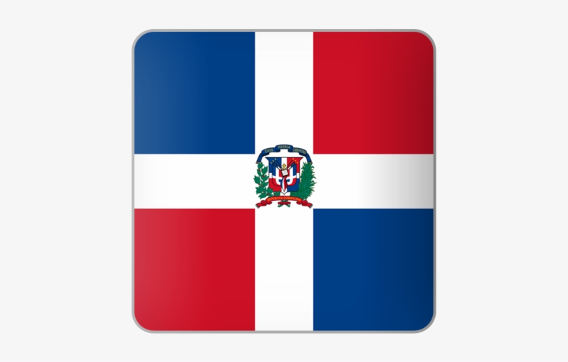 Illustration Of Flag Of Dominican Republic - Dominican Republic Flag Square, transparent png download