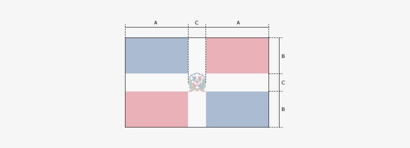 Construction Sheet - - Dominican Republic Flag, transparent png download