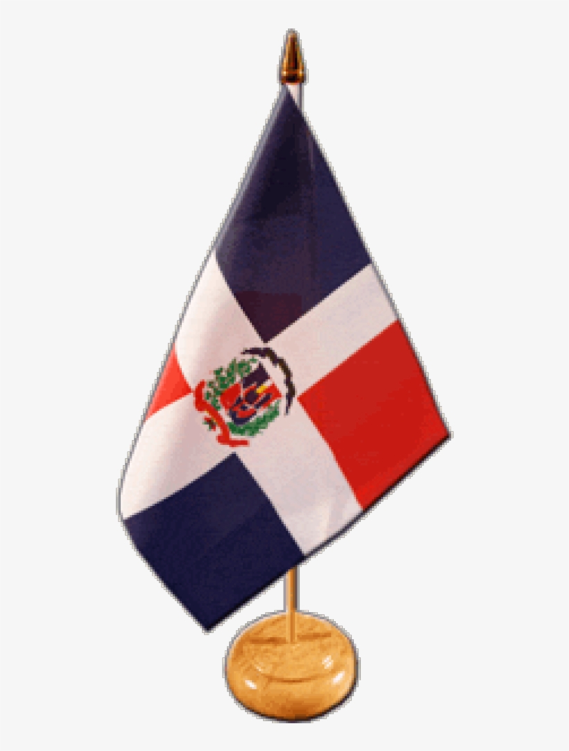 Dominican Republic Table Flag - Flag, transparent png download