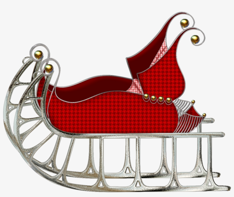 Santa Sleigh Png - Sleigh Png, transparent png download