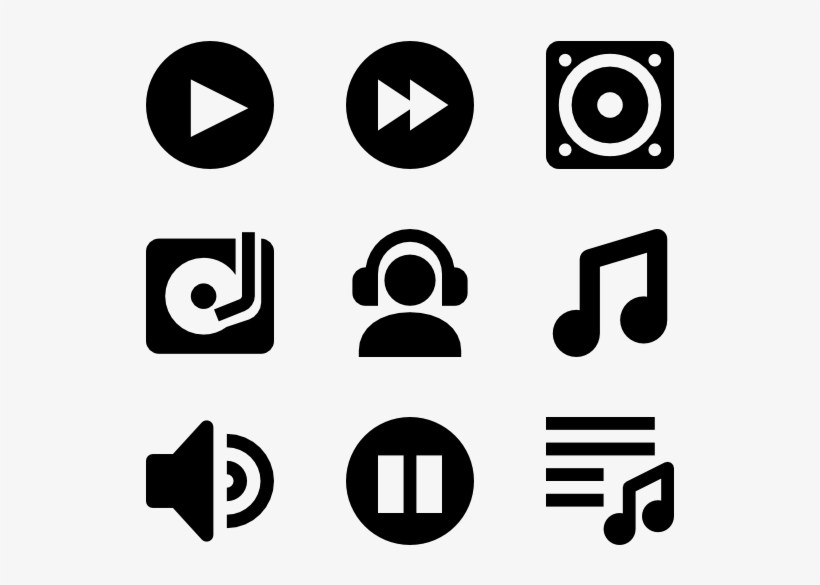 Audio 83 Icons - Iconos Redes Sociales Png, transparent png download
