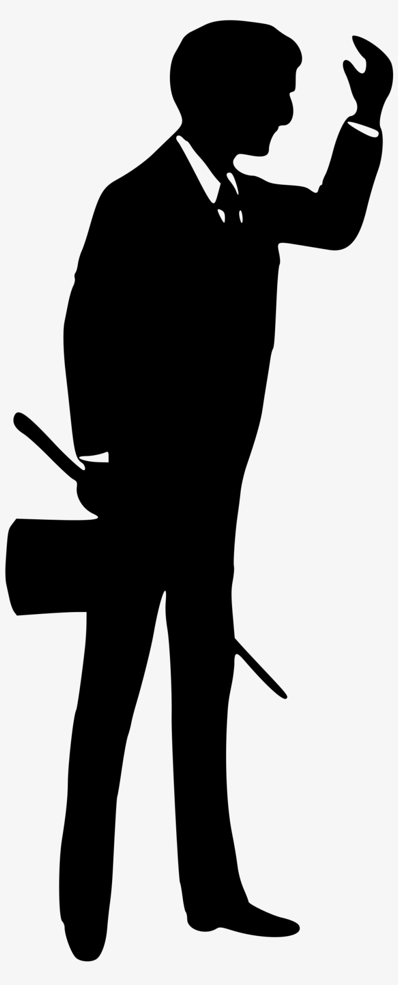 This Free Icons Png Design Of Gentleman Silhouette, transparent png download