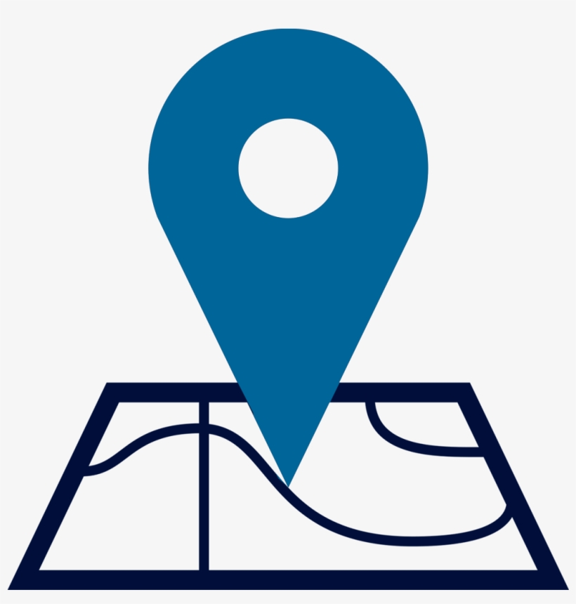 Our Address - Map Pointing, transparent png download