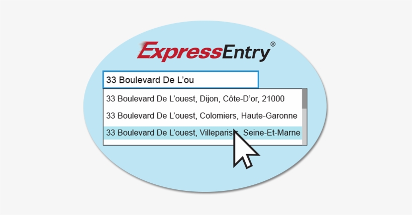 Global Address Autocompletion - Circle, transparent png download