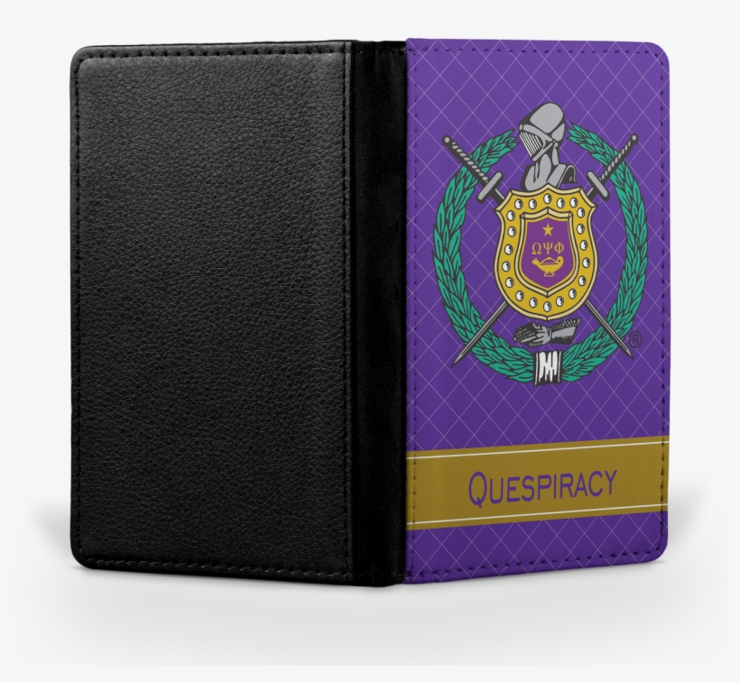 Omega Psi Phi Personalized Passport Cover - Omega Psi Phi, transparent png download