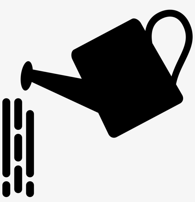 Graphic Stock Watering Tool For Gardening Png Icon - Gardening Icon Png, transparent png download
