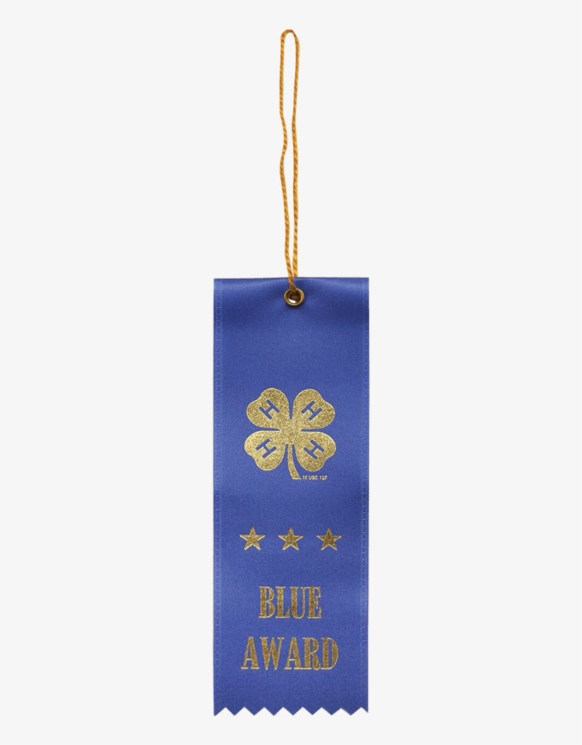 Blue Award Ribbon - Art Paper, transparent png download