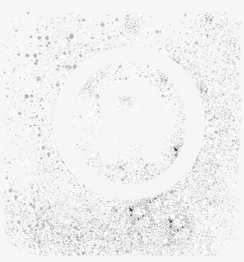 ® Grunge Monochrome / Original / Black • Modern Minimalist - Circle, transparent png download