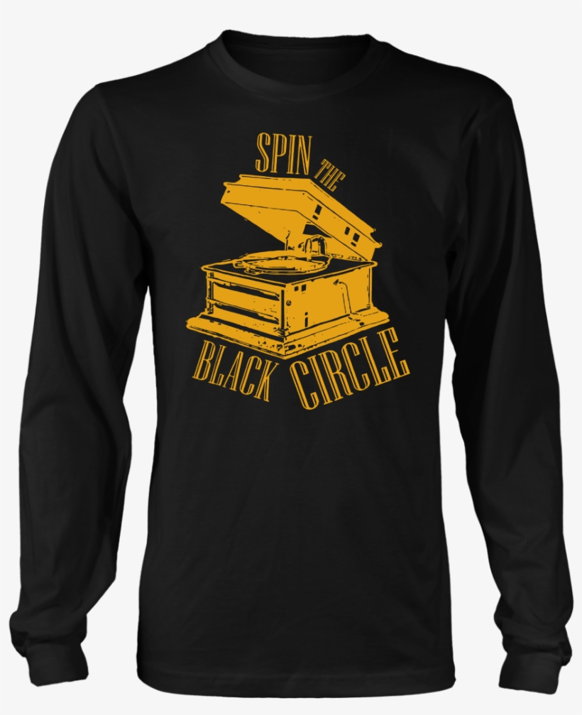 Spin The Black Circle, Pro Vinyl Grunge T Shirt - Thank A Veteran Gift, transparent png download
